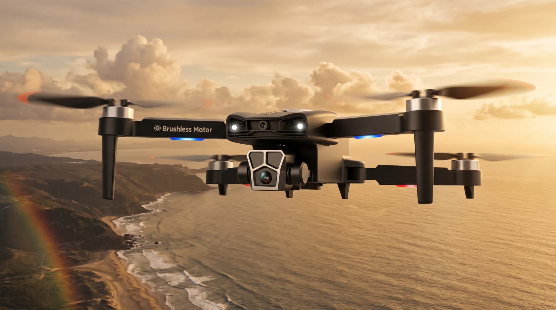 Mode Smart Follow pada Drone S10 Pro