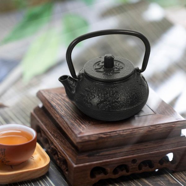 50ml/300ml Mini Chinese Style Cast Iron Kettle Teapot Comes And Strainer Tea Pots 1 Order